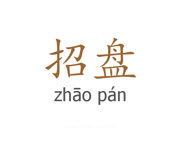 招盘