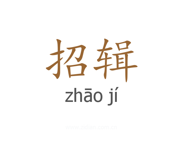 招辑