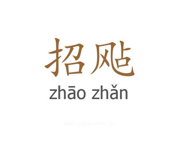 招飐
