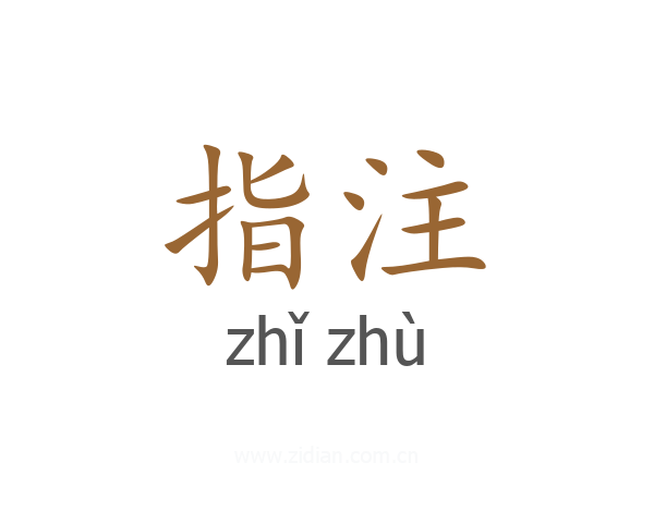 指注