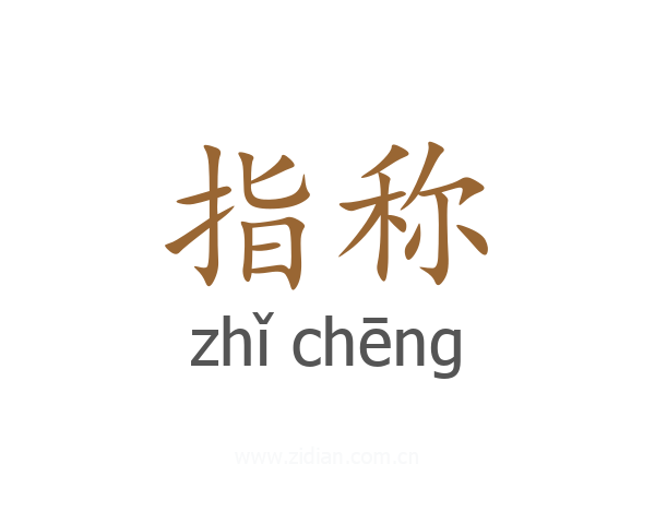 指称