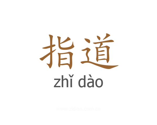 指道