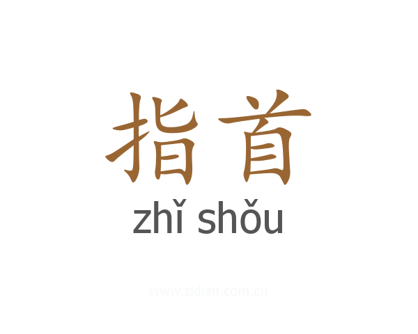 指首