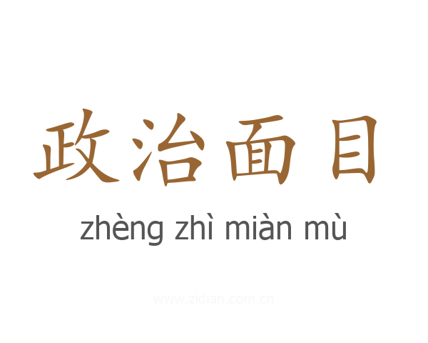 政治面目