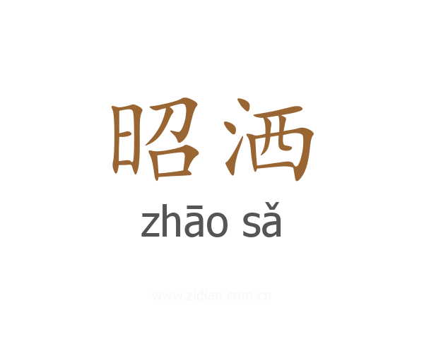 昭洒