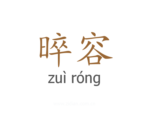 晬容