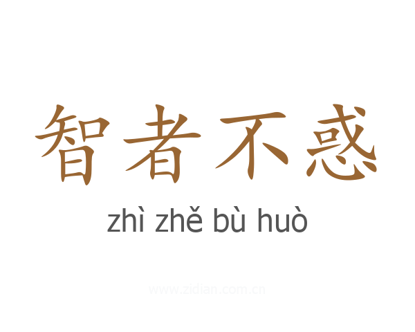智者不惑