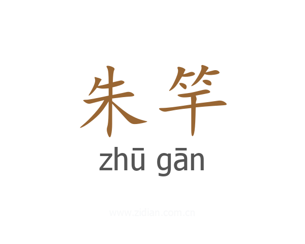 朱竿