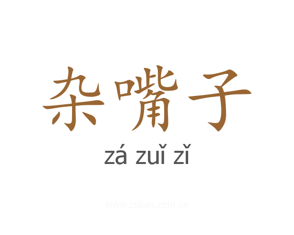 杂嘴子
