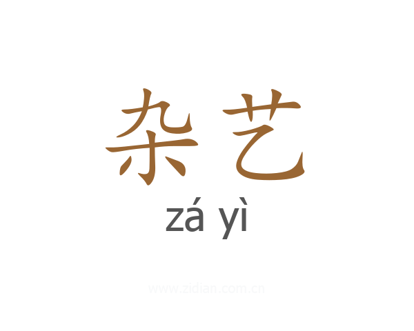 杂艺
