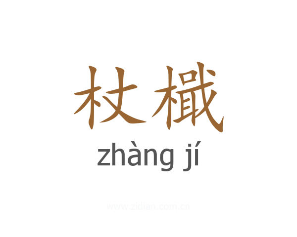 杖檝