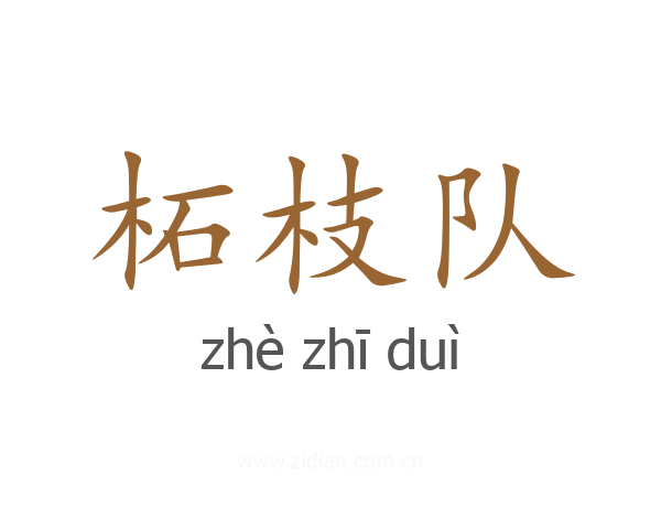 柘枝队