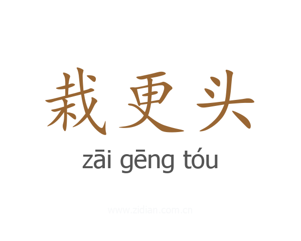 栽更头