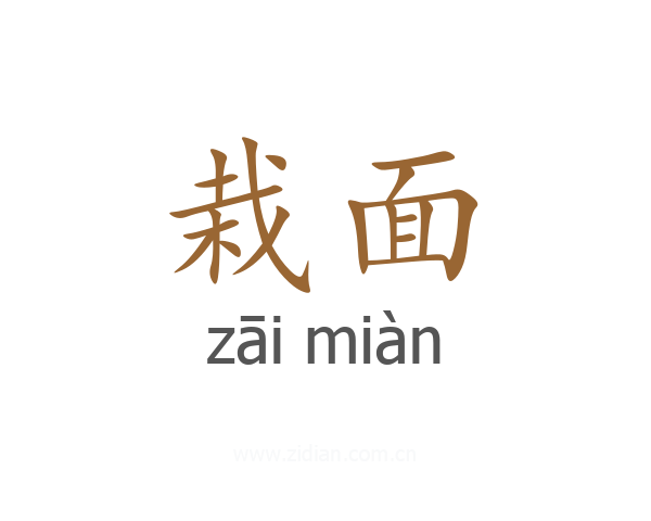 栽面