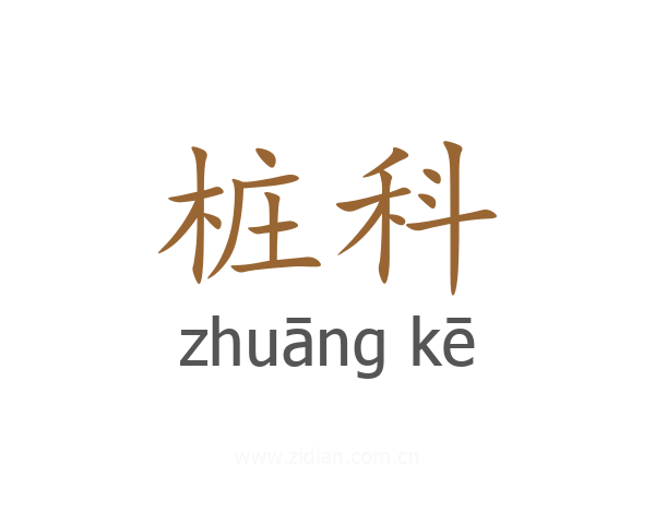 桩科