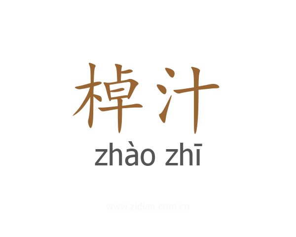 棹汁
