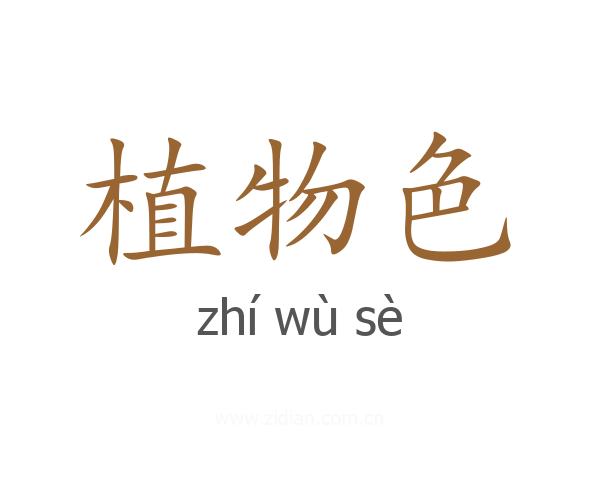 植物色