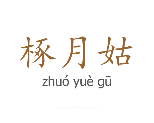 椓月姑