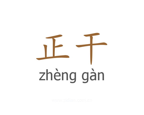 正干
