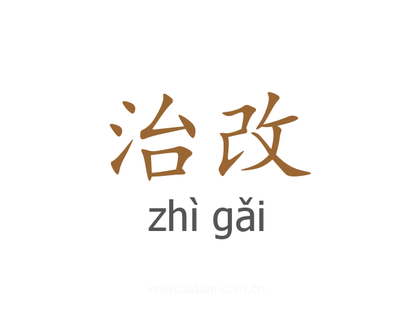 治改