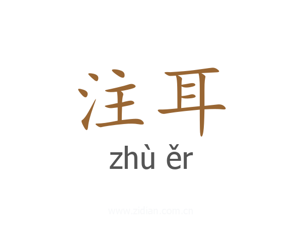 注耳