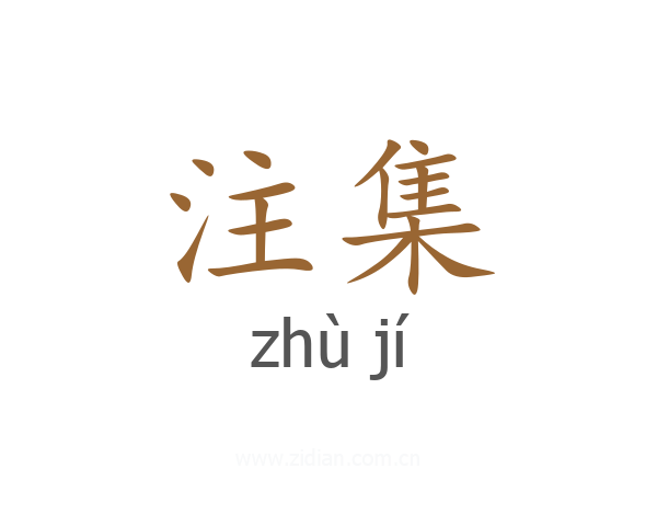 注集