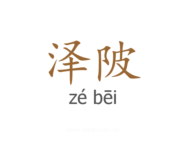 泽陂