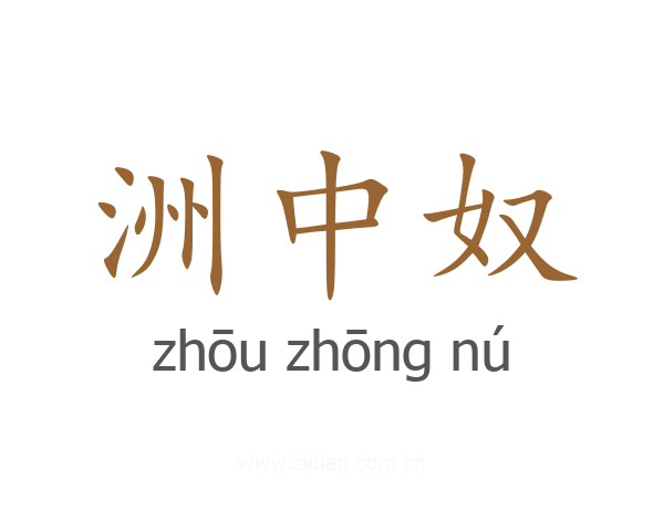 洲中奴