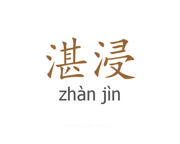 湛浸