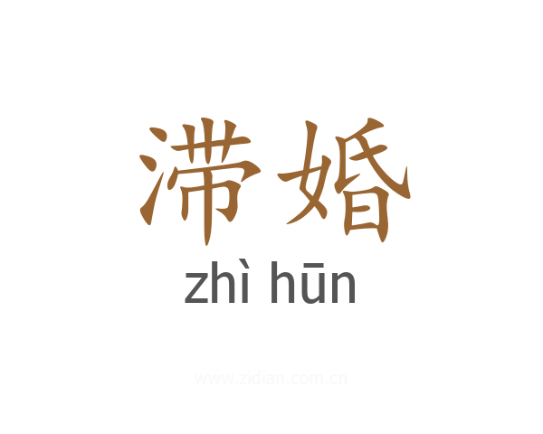滞婚