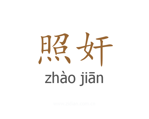 照奸