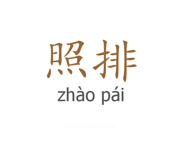 照排
