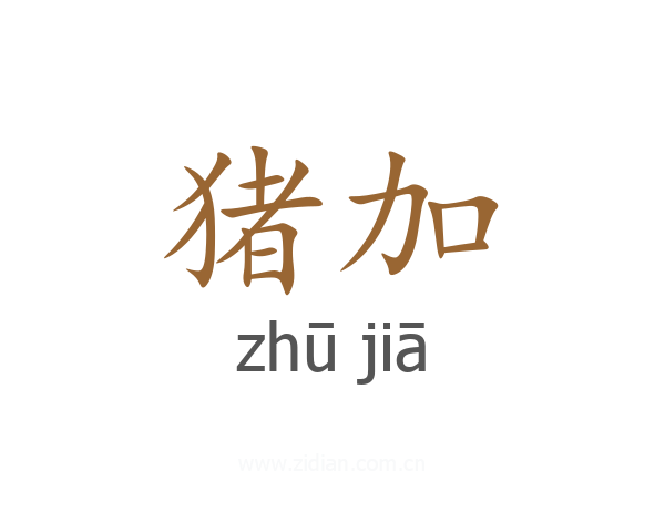 猪加