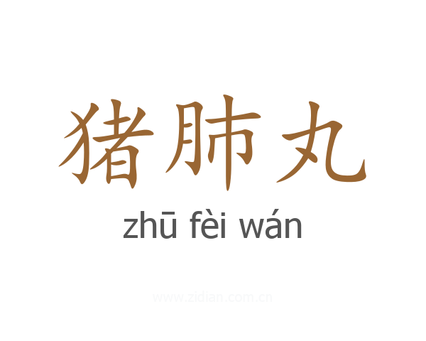 猪肺丸