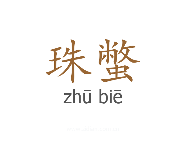 珠蟞