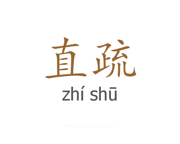 直疏