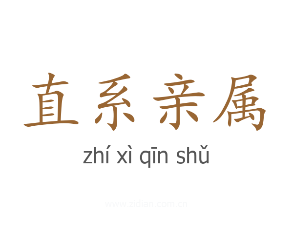 直系亲属