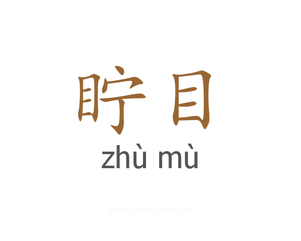 眝目
