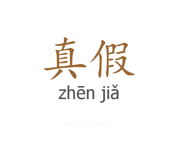 真假