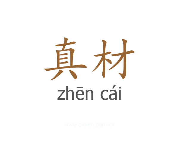 真材
