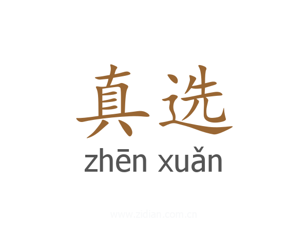 真选
