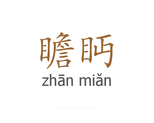 瞻眄