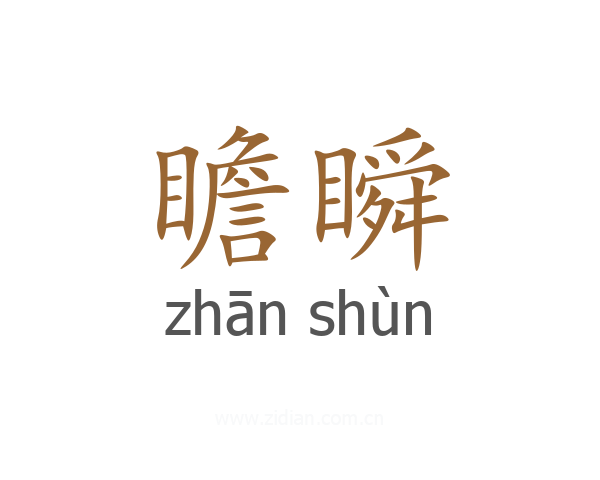 瞻瞬