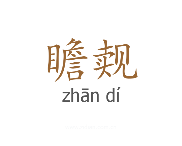 瞻觌
