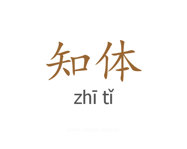 知体