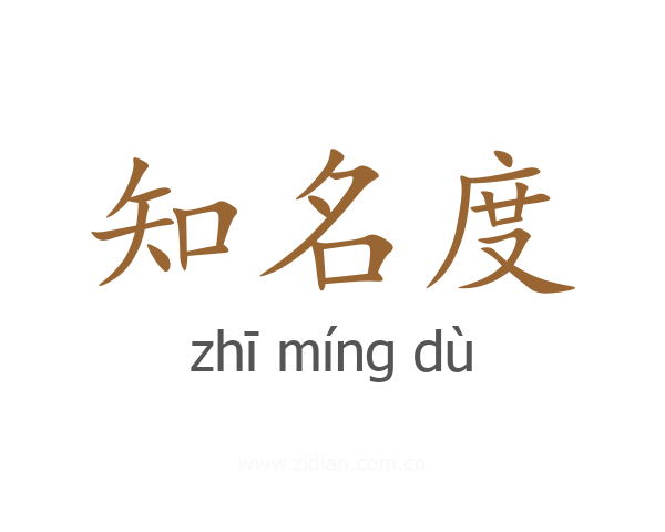 知名度