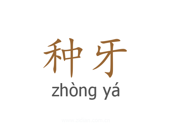 种牙