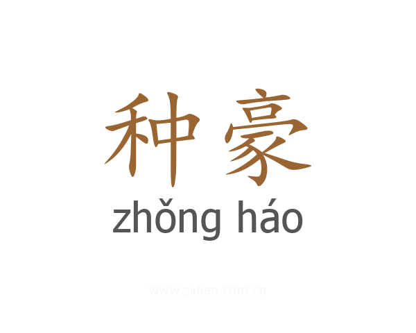 种豪