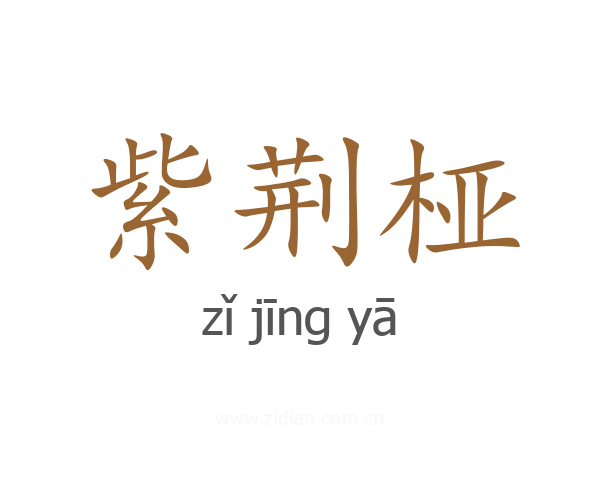 紫荆桠