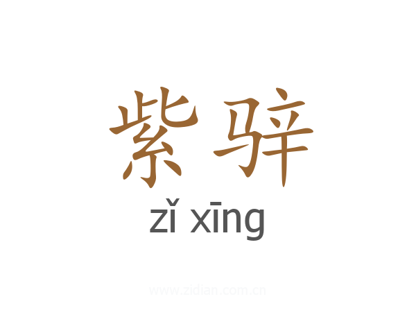 紫骍